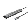 Trust Halyx Hub USB 3.2 Gen1 con 7 puertos USB-A y 1 puerto USB-C, Gris
